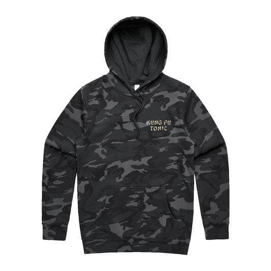 Kung Fu Tonic - Black Camo Hoodie